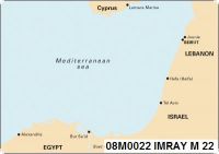 820022 - M 22 Egypt to Israel, Lebanon, Cyprus