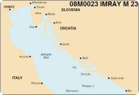 820023 - M 23 Adriatic Sea, Passage Chart